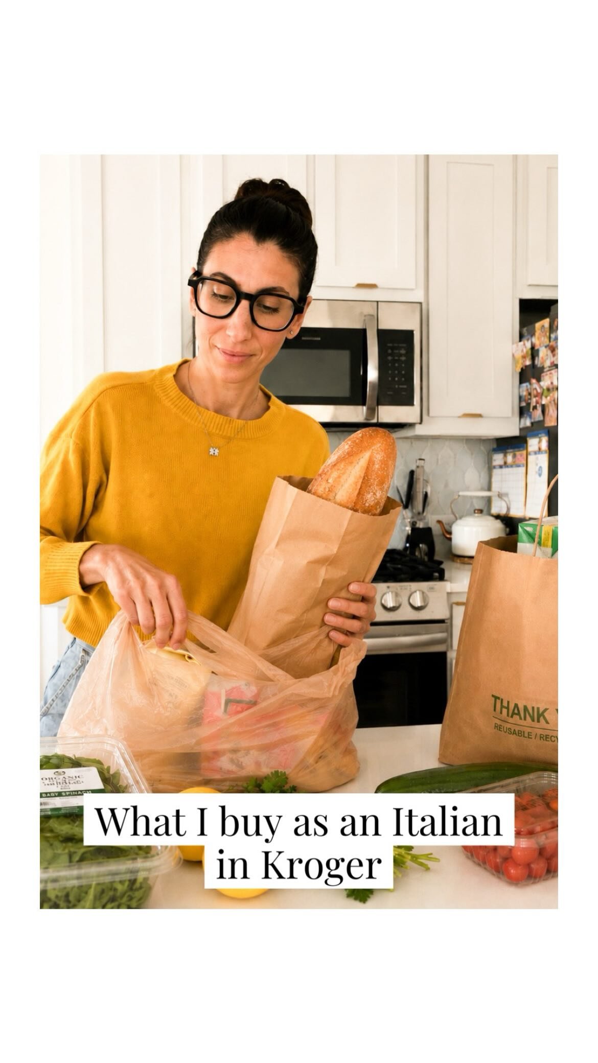 What does this Italian buy at Kroger?

Here are a few things that regularly make it into my cart:

🇮🇹 Giardiniera. Italy’s way of preserving vegetables in vinegar. I love serving it with prosciutto and cheese during aperitivo, or simply putting it on the table when friends come over.

🍫 Nutella & Go. My kids love it. Is it the healthiest snack in the world? No. Do I buy it sometimes anyway? Absolutely. I still remember my mom picking me up from kindergarten with my favorite sweet merenda.

🍝 Pasta Rummo. Pasta is a matter of taste, and this one is my favorite. If I find it, I buy it.

🥣 Tiny pasta. A staple in my pantry. Perfect for soups and perfect if you have young kids.

✨ Panko breadcrumbs. Not Italian, but they make everything crunchier. I even use them in my vegetarian sformato (check the reel) when I don’t have stale bread at home.

☕ Lavazza coffee. This was actually my first time buying it at Kroger, but Lavazza is a familiar name in many Italian homes and a solid choice when your usual brand isn’t available.

🌟 Save this reel for your next Kroger trip and tell me: what should I add to my cart next time?

#expatlife #italianamerican #italianinusa #mealsforfamilies