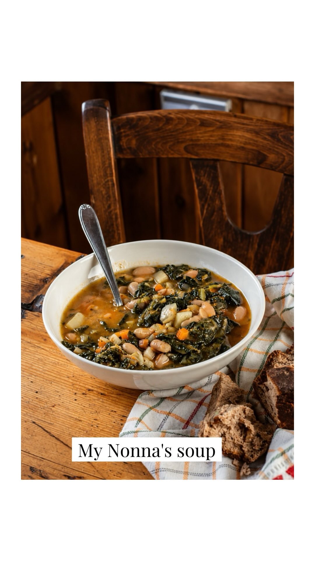 If the mountains had a taste, it would be this soup ♥️

This is my nonna’s soup: a hearty Italian bean soup with kale, potatoes and smoky pancetta. The kind of comfort food that takes me straight back home to the mountains in Italy. One spoonful and I’m homesick 😅

I just hope she doesn’t watch the video and notice I wasn’t wearing an apron… my sweatshirt paid the price 😵‍💫 Your nonna always knows best 😂

Save this for a day when you’re craving a cozy fall dinner 🍁🍂

Full recipe in my Substack Notes (link in bio).

#fallrecipes #italianfoodlover #realitalianfood #cozyfood #italianfoodbloggers