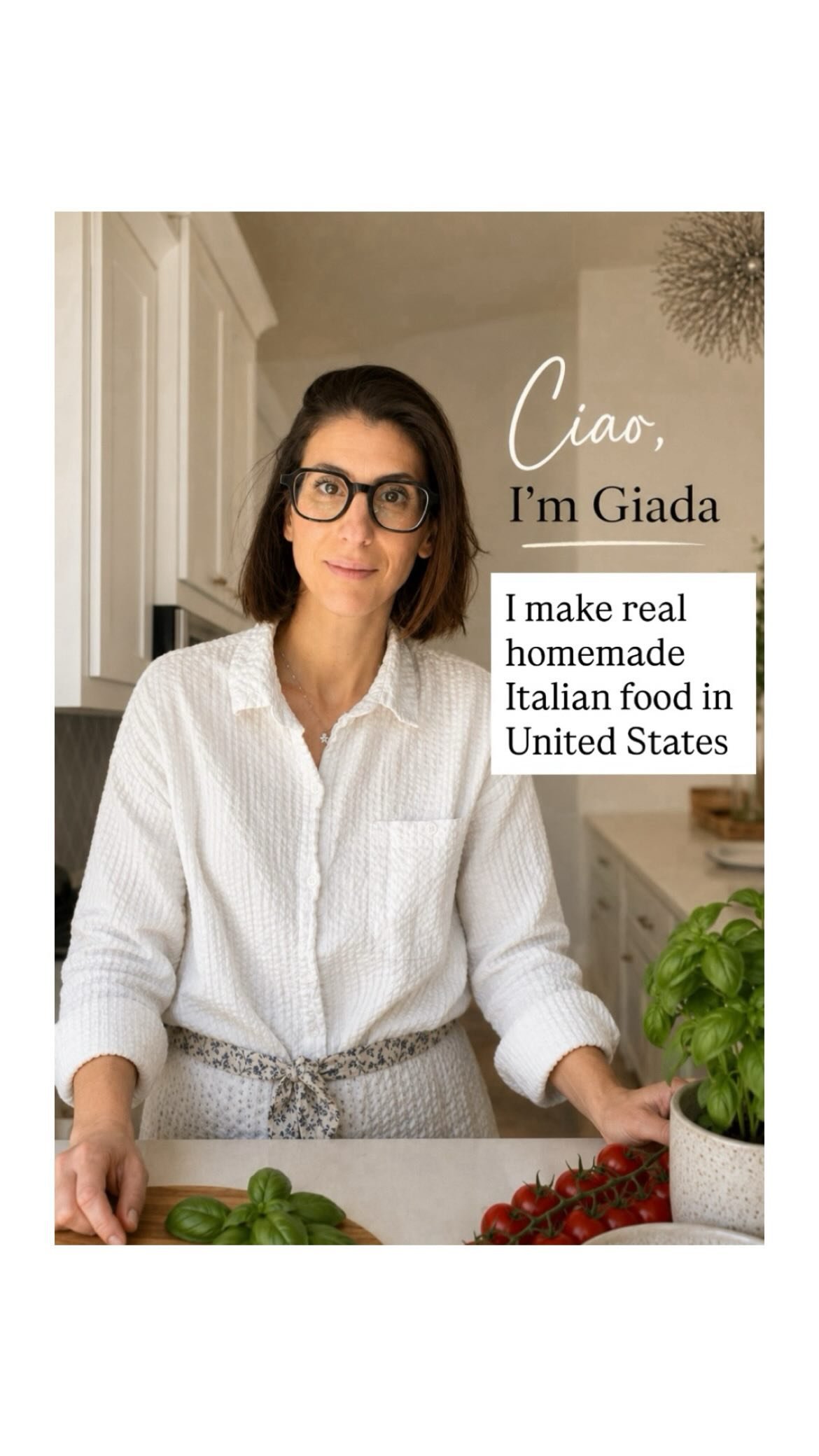 Ciao! I’m Giada.

I’m Italian, I have two kids, and I recently moved to the United States.

I spend a good portion of my day trying to answer the question: “What’s for dinner?” preferably before somebody starts asking for snacks.

So if you love Italian food, you’re in the right place.

Not the Instagram version of Italian food. Not the “I spent 14 hours making fresh pasta” version either.

The kind Italians actually cook at home. The dinners that save a Tuesday night. The products worth buying. The ones that aren’t. The little tricks that make a difference. And all the things I’m learning while trying to cook Italian food with American ingredients and American supermarkets.

Subscribe to my Substack newsletter for more stories and recipes (link in BIO) and follow along to keep up with my Italian recipes updates💛

Don’t forget to share this post with that friend who says “I LOVE Italian food” 🍝 

#busymomlife #familydinnerideas #weeknightdinner #italianmom #italianfoodbloggers